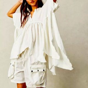 Free People Baby doll tee